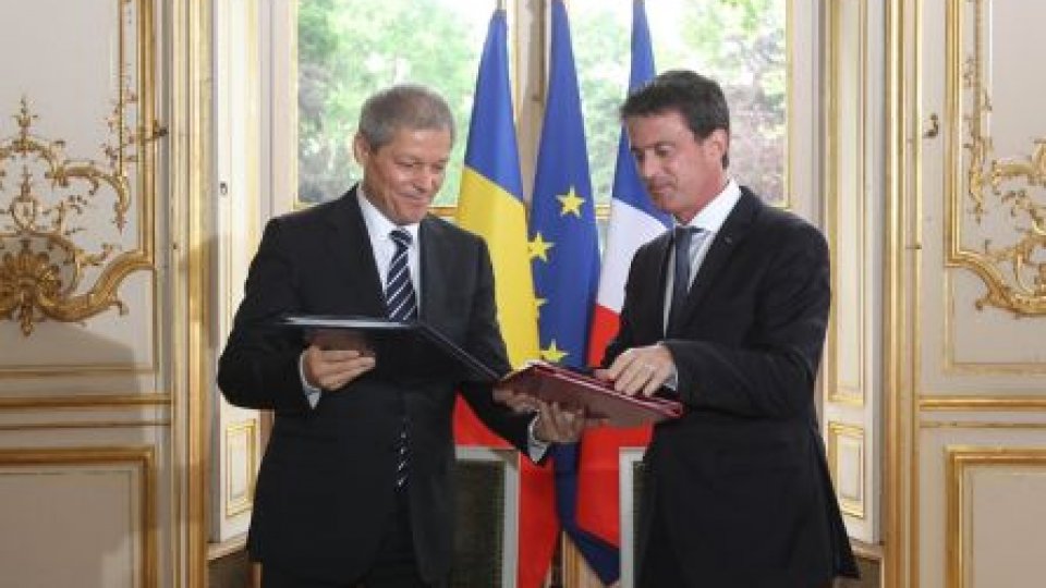 Foaia de parcurs a Parteneriatului strategic bilateral româno-francez, semnată de cei doi premieri