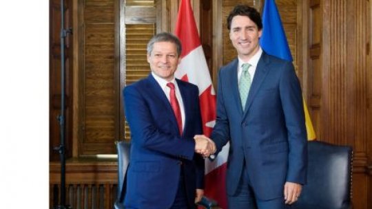 Ridicarea vizelor pentru români, motivul vizitei premierului Cioloş în Canada