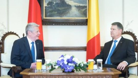 Preşedinţii Gauck şi Iohannis , întâlniri cu oameni de afaceri