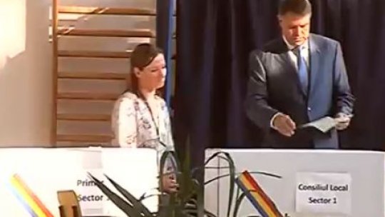 Iohannis: Am votat pentru un Bucureşti modern şi european