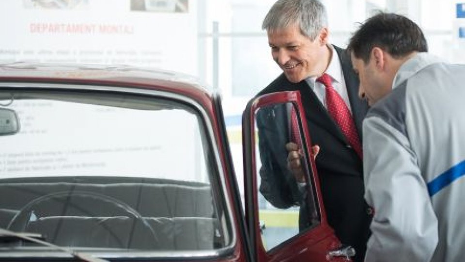 Cioloş promite sprijin pentru investitorii şi furnizorii de la  Uzina Dacia-Renault