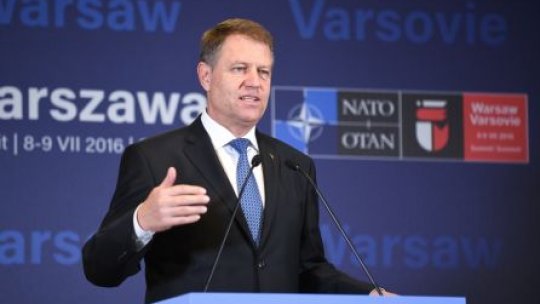Iohannis: România îşi consolidează poziţia ca stat membru NATO şi actor regional
