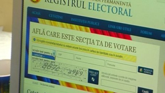 4.616 cereri de înscriere în Registrul Electoral din partea românilor din străinătate