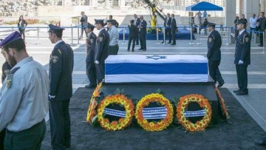 Preşedintele Iohannis, prezent la funeraliile lui Shimon Peres