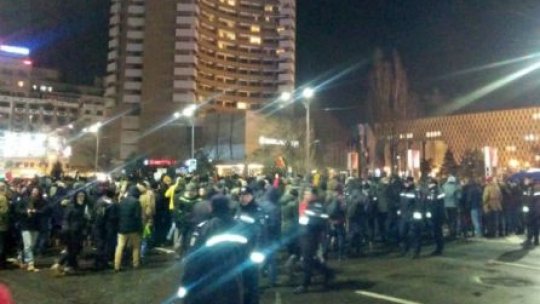 Proteste în București împotriva ordonanței privind grațierea