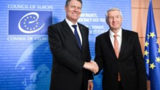 Discuții Klaus Iohannis - Thorbjørn Jagland