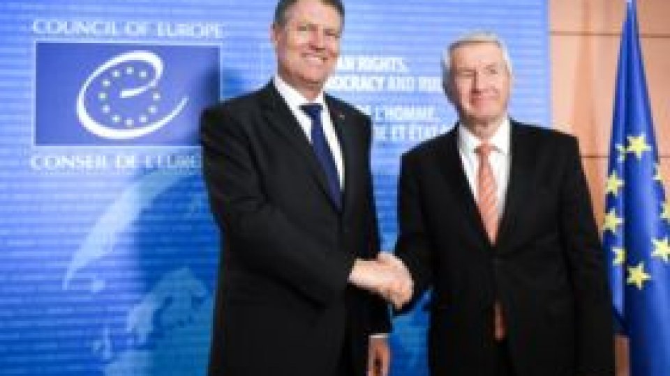 Discuții Klaus Iohannis - Thorbjørn Jagland