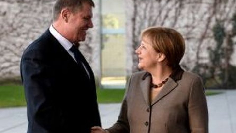 Angela Merkel, sprijin total pentru preşedintele Klaus Iohannis