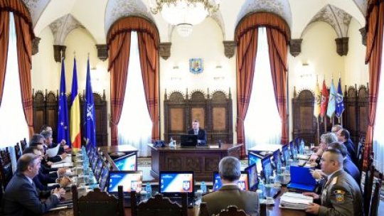 Şedinţă în CSAT. Discuţii pe tema bugetelor din domeniul securităţii naţionale