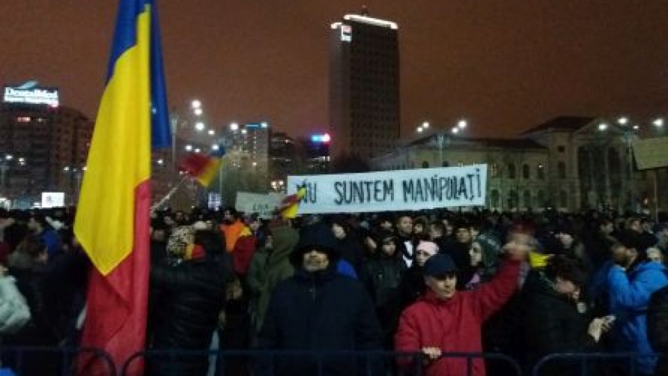 Proteste de stradă împotriva graţierii şi a modificării codurilor penale