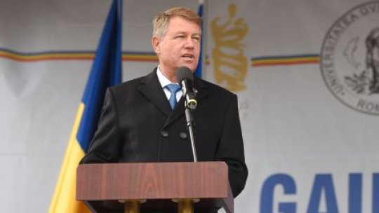 Iohannis: Găsim scuze pentru a nu avea o bază de date a lucrărilor de doctorat