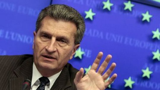 Comisarul european Günther Oettinger, vizită în România