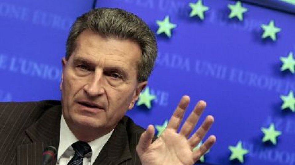 Comisarul european Günther Oettinger, vizită în România