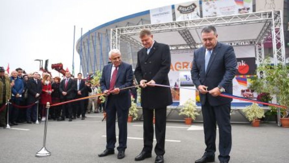 Preşedintele Klaus Iohannis, prezent la deschiderea Indagra 2017