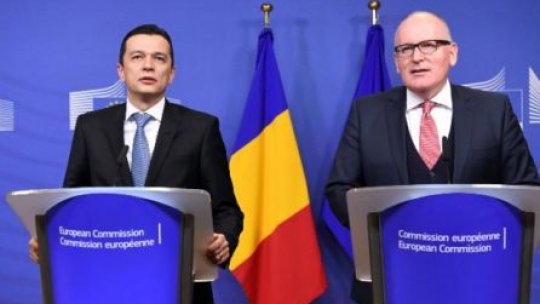 Premierul Sorin Grindeanu, întâlniri cu Donald Tusk şi  Jean Claude Junkers