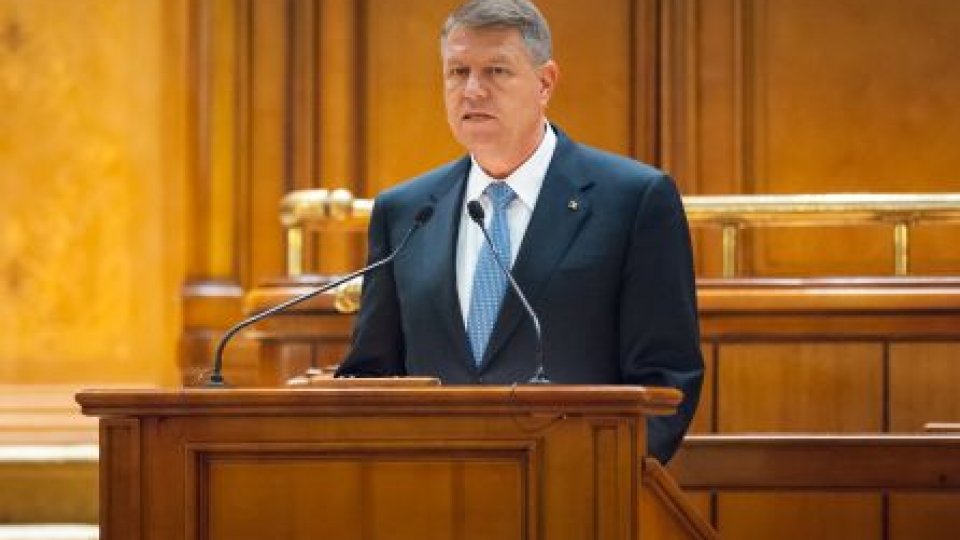 LIVE VIDEO Preşedintele Klaus Iohannis se adresează Parlamentului României