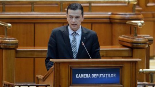 Premierul Sorin Grindeanu vine în Parlament la "Ora prim-ministrului"