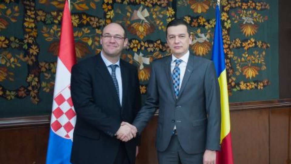 România şi Croaţia îşi propun intensificarea relaţiilor politice