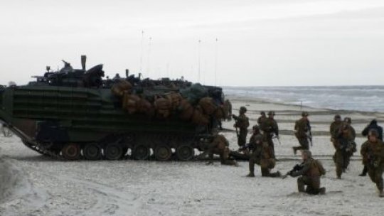 Exerciţiu militar româno - american pentru apărarea litoralului românesc