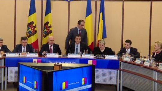 VIDEO Şedinţă comună a Guvernelor României şi Republicii Moldova