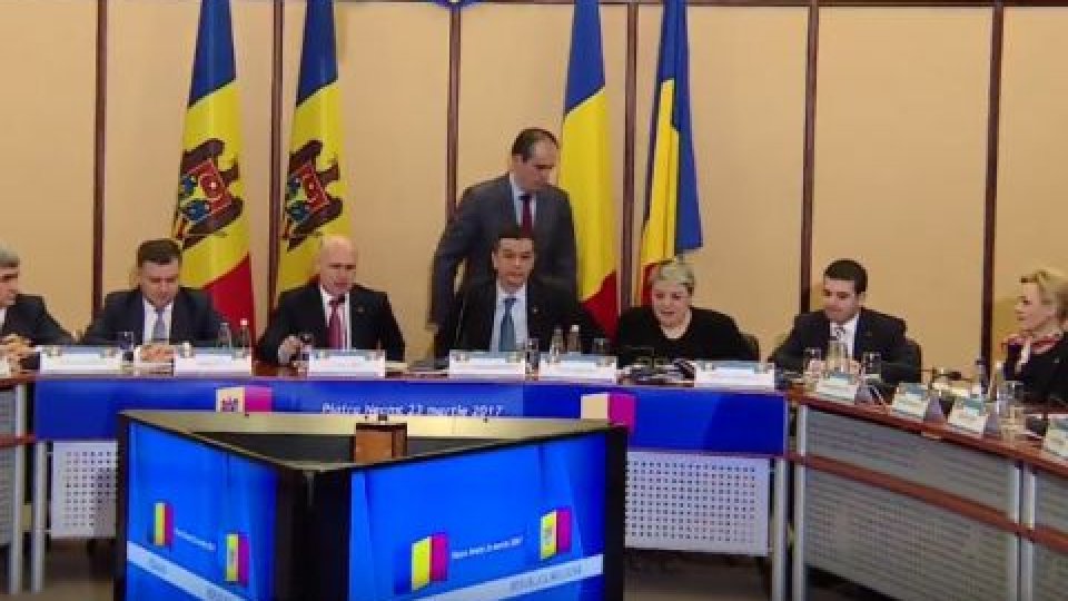  VIDEO Şedinţă comună a Guvernelor României şi Republicii Moldova