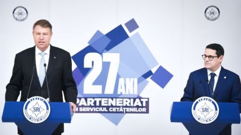 Iohannis: Am cerut SRI echilibru şi echidistanţă necondiţionată