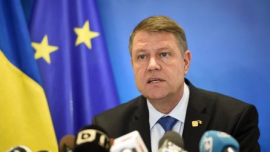Iohannis: Ideea unei Europe cu mai multe viteze nu este bună