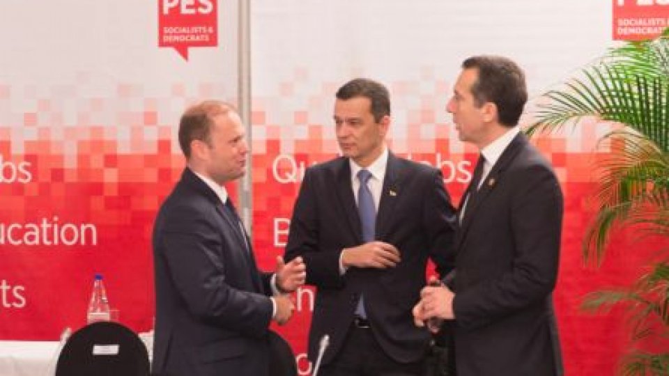 Premierul Grindeanu, prezent la reuniunea Partidului Socialiştilor Europeni
