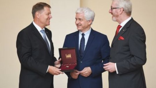 Preşedintele Iohannis, decorat cu "Ordinul Sfântul Gheorghe"