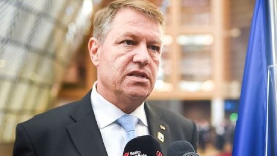 Preşedintele Iohannis, prezent la reuniunea Consiliului European de la Bruxelles