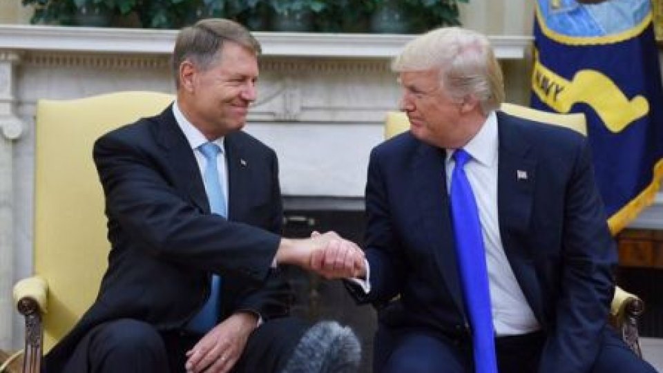 Întâlnire istorică Klaus Iohannis - Donald Trump la Casa Albă