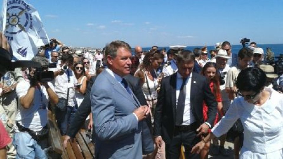 Preşedintele Iohannis participă la ceremoniile dedicate Zilei Marinei