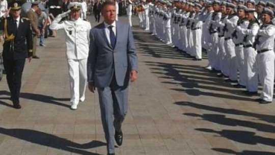 AUDIO Preşedintele Iohannis şi ministrul Apărării, prezenţi la Ziua Marinei