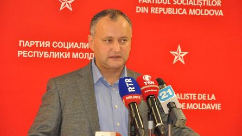 Igor Dodon, împotriva introducerii  vizelor pentru cetăţenii Federaţiei Ruse