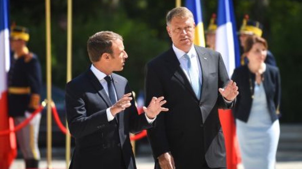 Președinții Iohannis și Macron au decis aprofundarea relațiilor dintre România și Franța