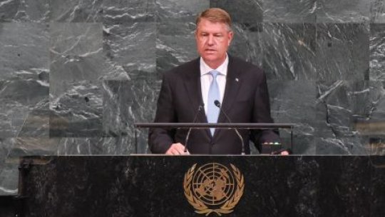 VIDEO Intervenţia  preşedintelui Klaus Iohannis în plenul Adunării Generale a ONU (integral)