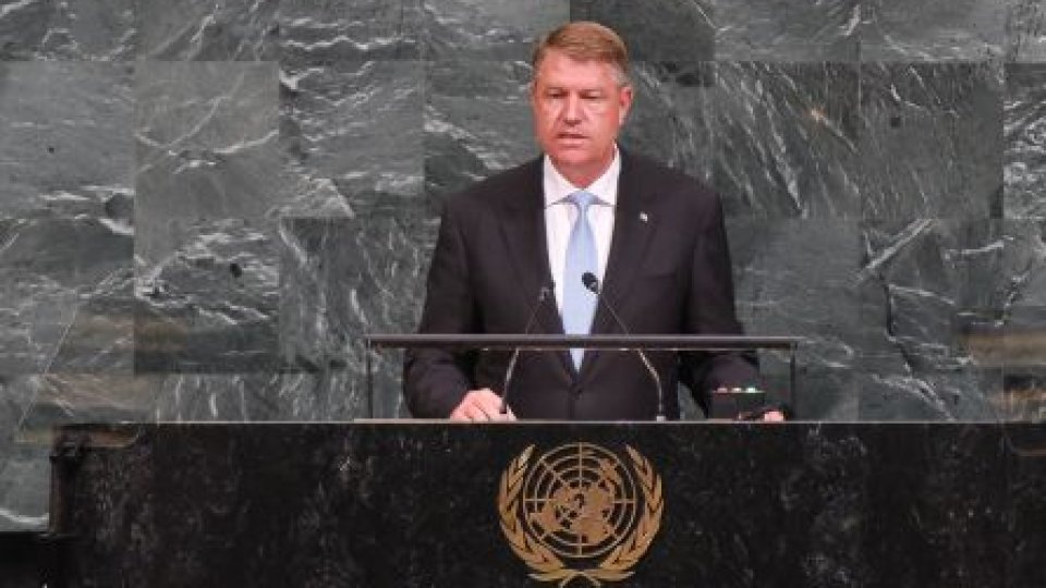 VIDEO Intervenţia preşedintelui Klaus Iohannis în plenul Adunării Generale a ONU (integral)