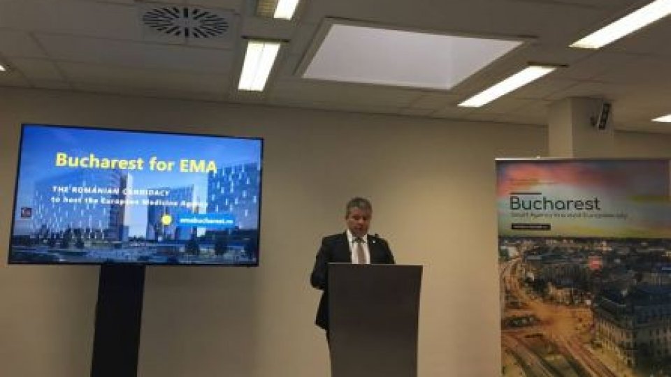 România, pregătită pe termen lung în privinţa găzduirii Agenţiei Europene a Medicamentului