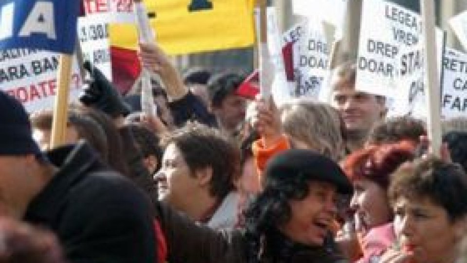 Românii au protestat la Budapesta și Madrid