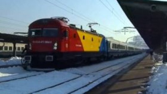 Trenul Unirii a sosit la Iaşi, aducând mesajul unităţii românilor  