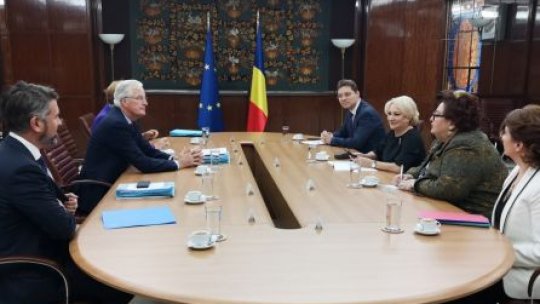 Premierul Viorica Dăncilă, întâlnire cu negociatorul-şef pentru Brexit, Michel Barnier