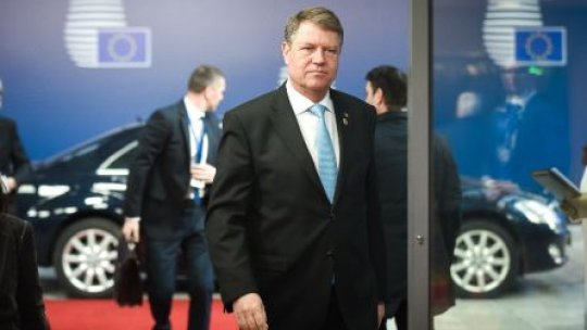 Președintele Iohannis participă la dezbaterea privind viitorul UE