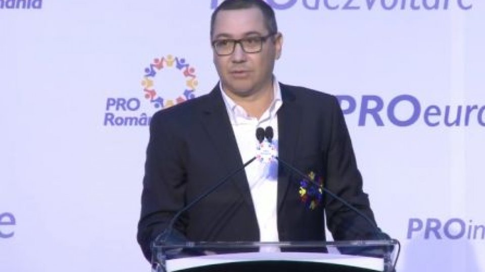 Victor Ponta a fost ales preşedinte al Partidului Pro România