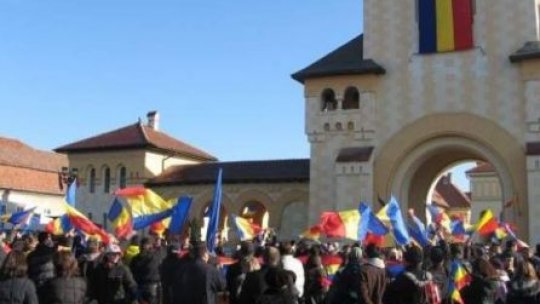 Atmosferă de sărbătoare în Cetatea Marii Unirii de la Alba Iulia