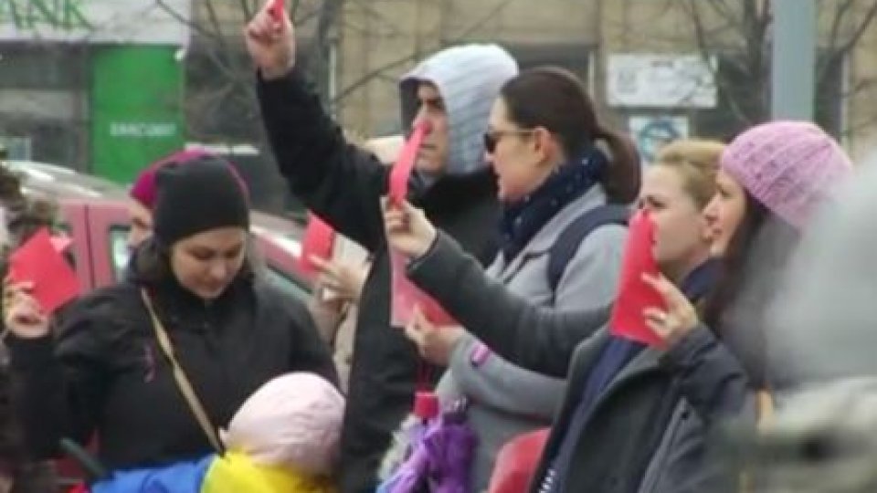 Proteste la Ministerul Sănătăţii