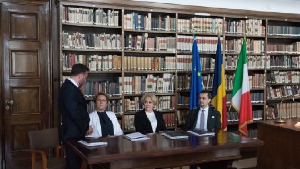 Premierul Viorica Dăncilă, în vizită la Accademia di Romania din Roma