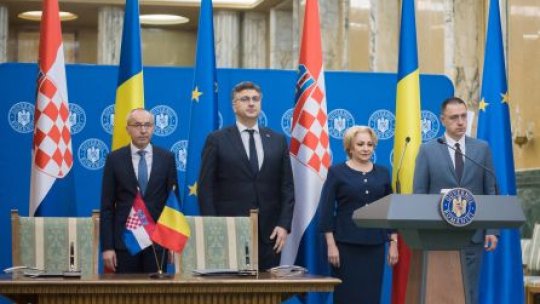 Declaraţie comună România - Croaţia  privind cooperarea în domeniile apărării şi securităţii
