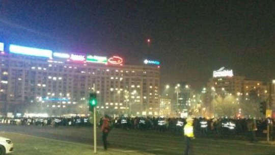 Proteste în Piaţa Victoriei din Capitală şi în ţară
