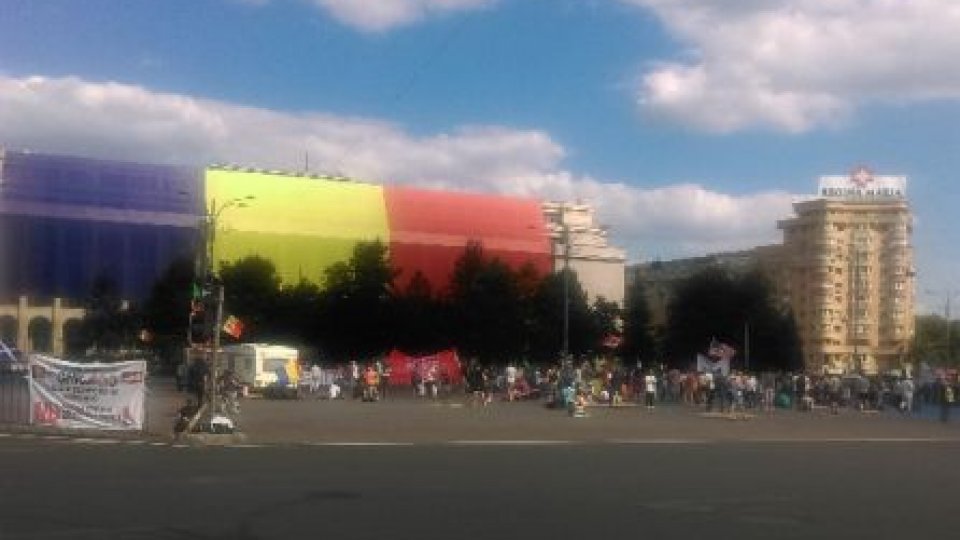 Noi proteste în Piața Victoriei