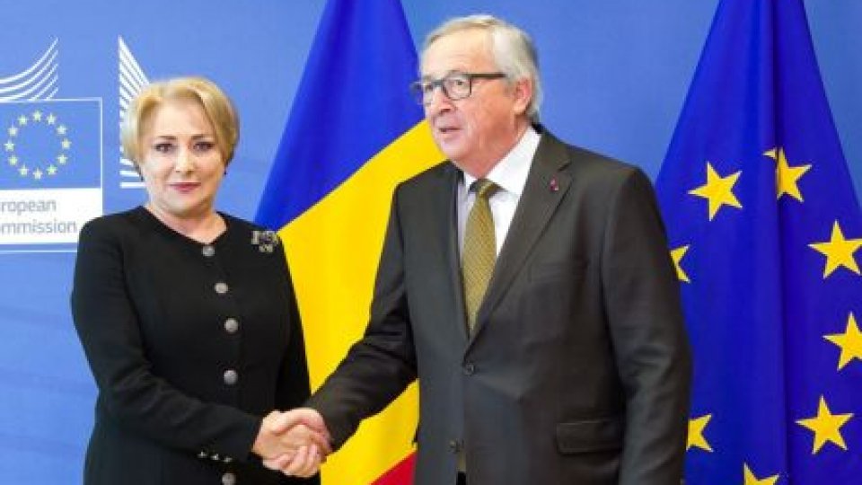 Preşedintele Comisiei Europene, Jean Claude Juncker, primit de premierul Viorica Dăncilă